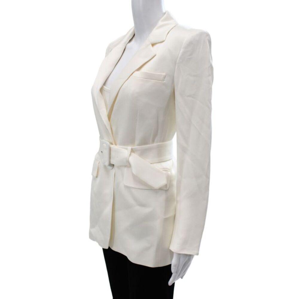 Veronica Beard Women Basic Jacket White Button Long Sleeve Size 2 - Picture 3 of 6